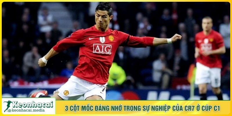 3 cột mốc đáng nhớ trong sự nghiệp của CR7 ở cúp C1