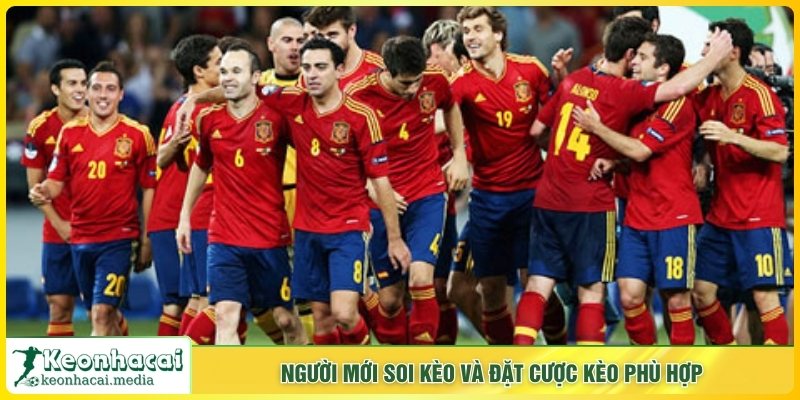 Người mới soi kèo và đặt cược kèo phù hợp