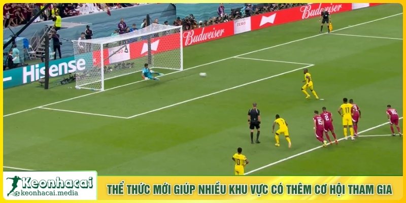 Thể thức mới giúp nhiều khu vực có thêm cơ hội tham gia